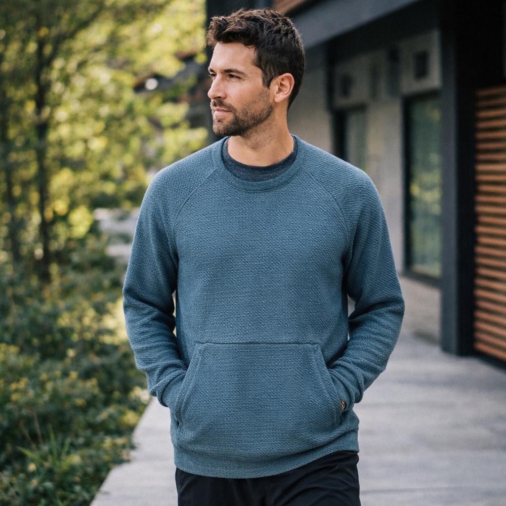 Men's Crewneck At Ease Sweatshirt - Slate Blue